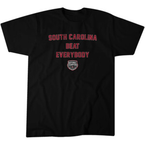 SOUTH CAROLINA BEAT EVERYBODY SHIRT 2024 NCAA Women's Basketball National Champions, South Carolina Gamecocks