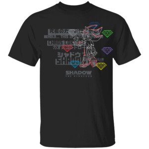 Shadow the Hedgehog Intense Type Shirt Sonic the Hedgehog