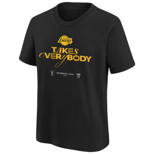 TAKES EVERYBODY SHIRT 2024 NBA Playoffs Defensive Stance, Los Angeles Lakers