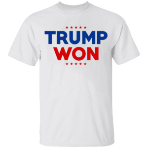 TRUMP WON SHIRT Travis Kelce Wearing Trump Won