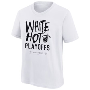 WHITE HOT PLAYOFFS SHIRT 2024 NBA Playoffs, Miami Heat