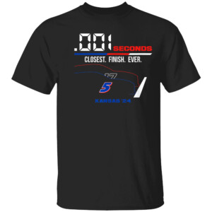 .001 SECONDS SHIRT Kyle Larson, NASCAR Cup Series