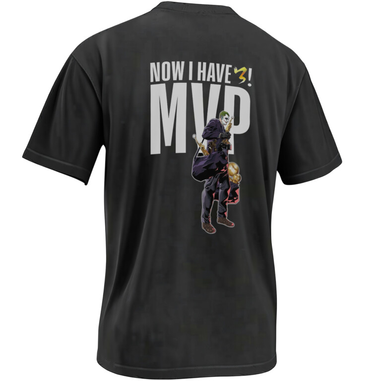 Back graphic reading Remember When You Laughed At Me Now I Have 3 MVPs for Nikola Jokic