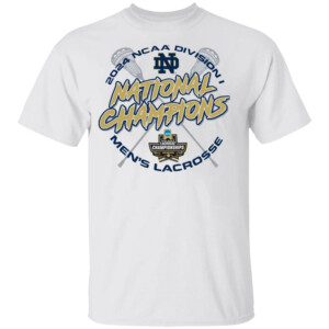 2024 NCAA Men's Lacrosse National Champions Locker Room Shirt 2024 NCAA Men's Lacrosse National Champions, Notre Dame Fighting
