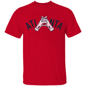 ATLANTA HAND ON BASE SHIRT Atlanta Together, Atlanta Braves