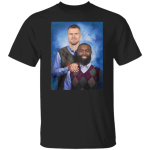BOSTON STEP BROTHERS SHIRT Jaylen Brown, Kristaps Porzingis, Boston Celtics