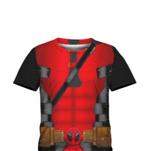 Halloween Deadpool Costume Shirt Marvel Deadpool & Wolverine Kids