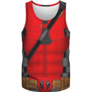 Halloween Deadpool Costume Shirt Marvel Deadpool & Wolverine Men's Tank