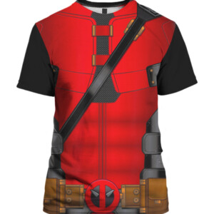 Halloween Deadpool Costume Shirt Marvel Deadpool & Wolverine Unisex