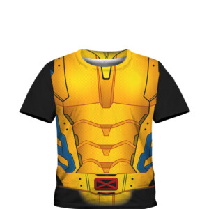 Halloween Wolverine Costume Shirt Marvel Deadpool & Wolverine Kids