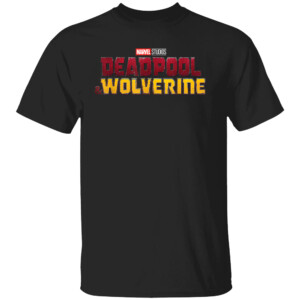 Marvel Studios Deadpool & Wolverine Official Movie Logo T Shirt