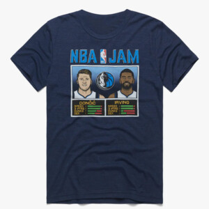 NBA Jam Mavericks Doncic And Irving Shirt Luka Doncic, Kyrie Irving, Dallas Mavericks