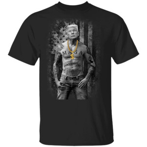 Pro Trump Patriotic Gangster T Shirt Anti Liberal Republican Shirt