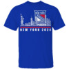 RANGERS 2024 TEAM ROSTER CITY SKYLINE SHIRT New York Rangers