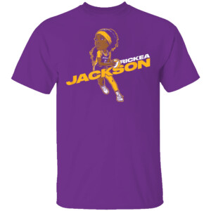 RICKEA JACKSON CARICATURE LA SHIRT Rickea Jackson, Los Angeles Sparks