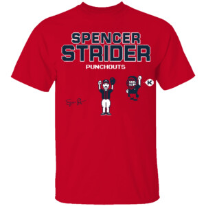 SS PUNCHOUTS SHIRT Spencer Strider, Atlanta Braves