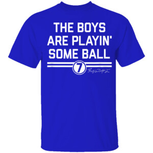 THE BOYS ARE PLAYIN' SOME BALL SHIRT Bobby Witt Jr, Kansas City Royals