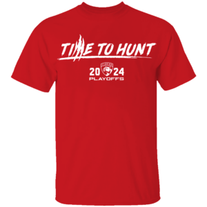 TIME TO HUNT SHIRT 2024 Stanley Cup Playoffs, Florida Panthers
