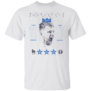 Western Conference Finals MVP Shirt Luka Doncic, 2024 Western Conference Champions, Dallas Mavericks