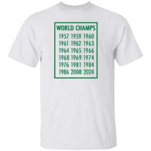 18 TIME WORLD CHAMPIONS SHIRT 2024 NBA Finals Champions, Boston Celtics