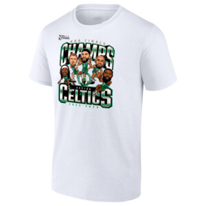 2024 NBA Finals Champions Pull Up Jumper Caricature Shirt Boston Celtics