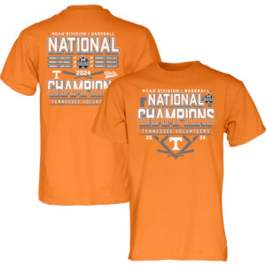 2024 NCAA Men's Baseball College World Series Champions Schedule Shirt Tennessee Baseball, Tennessee Volunteers