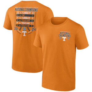 2024 NCAA Men's Baseball College World Series Champions Schedule T Shirt Tennessee Baseball, Tennessee Volunteers
