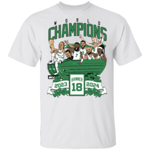 BANNER 18 DUCKBOAT SHIRT 2024 NBA Finals Champions, Boston Celtics