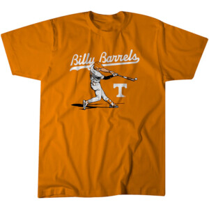 BILLY BARRELS SHIRT Billy Amick, Tennessee Volunteers