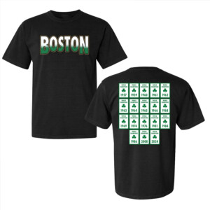 BOSTON BANNER 18 SHIRT 2024 NBA Finals Champions, Boston Celtics