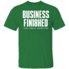 BUSINESS FINISHED 18X CHAMPIONS SHIRT 2024 NBA Finals Champions, Boston Celtics