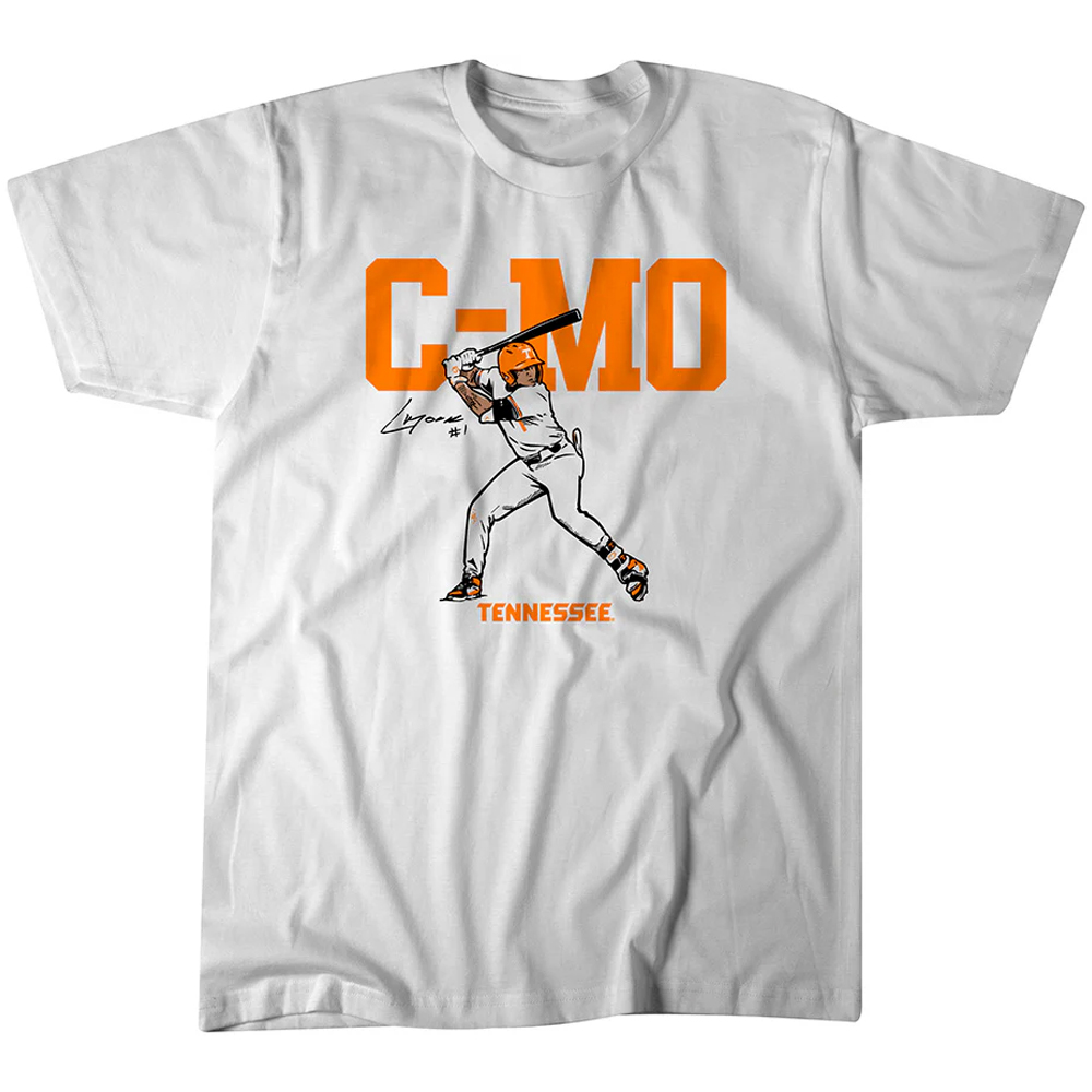C-MO TENNESSEE SHIRT Christian Moore, Tennessee Volunteers C MO TENNESSEE SHIRT Christian Moore, Tennessee Volunteers