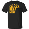 CHUCK & BILL & MIKE SHIRT Chuck Noll, Bill Cowher, Mike Tomlin, Pittsburgh Steelers