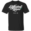 Celtics 'Different Here' Shirt Franklin Templeton, 2024 NBA Finals, Boston Celtics, Black