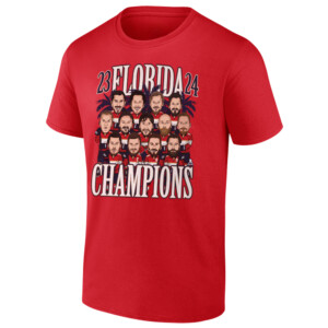 FLORIDA HOCKEY 23 24 CHAMPIONS ROSTERS CARICATURE SHIRT 2024 Stanley Cup Champions, Florida Panthers