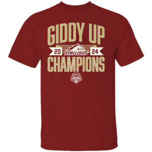 GIDDY UP CHAMPIONS SHIRT UFL, Birmingham Stallions