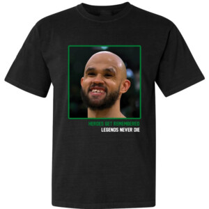 HEROES GET REMEMBERED LEGENDS NEVER DIE SHIRT Derrick White, Boston Celtics