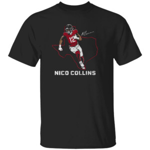 HOUSTON STATE STAR SHIRT Nico Collins, Houston Texans
