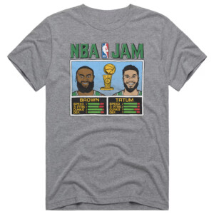 NBA Jam Celtics Tatum & Brown SHIRT 2024 NBA Finals Champions, Jayson Tatum, Jaylen Boston Celtics