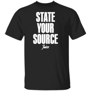 STATE YOUR SOURCE SHIRT Jaylen Brown, 2024 NBA Finals Champions Parade, Juice, Boston Celtics