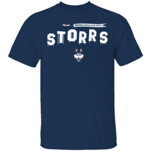 STORRS HOLLYWOOD SIGN SHIRT Basketball Capital Of The World , UConn Huskies