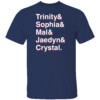 Trinity & Sophia & Mallory & Jaedyn & Crystal Shirt USA Soccer, USA Forwards, USWNTPA