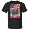 Trump Arrest This .Never Surrender.Fingers Pro Trump T Shirt