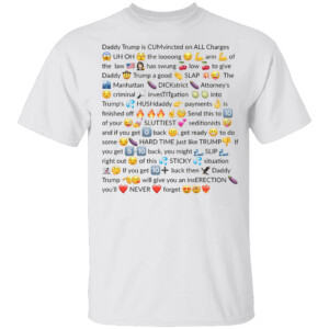 Trump Felon Slutty Text Shirt