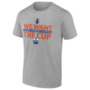 WE WANT THE CUP SHIRT 2024 Western Conference Champions, Edmonton Oilers