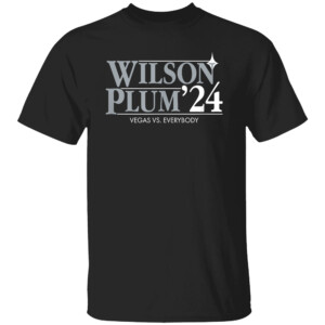WILSON PLUM '24 VEGAS VS EVERYBODY SHIRT A'ja Wilson, Kelsey Plum, Las Vegas Aces