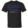 2024 Childless Cat Lady Shirt Kamala Harris 2024, Kamala For President