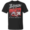 Benson Relentless Spirit Grunge Shirt Will Benson, Cincinnati Reds