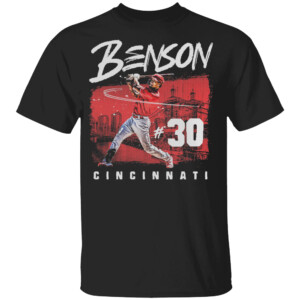 Benson Relentless Spirit Grunge Shirt Will Benson, Cincinnati Reds