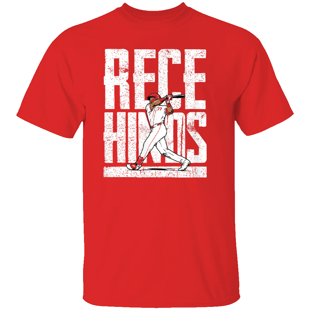 HINDS SLUGGER SWING SHIRT Rece Hinds, Cincinnati Reds HINDS SLUGGER SWING SHIRT Rece Hinds, Cincinnati Reds